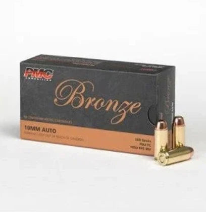 PMC Bronze 10mm Handgun Ammo - 200 Grain | FMJ-TC |