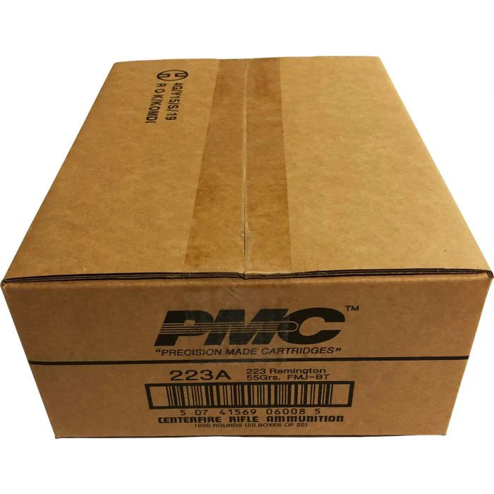 PMC Bronze .223 Remington Rifle Ammo - 55 Grain | FMJ-BT