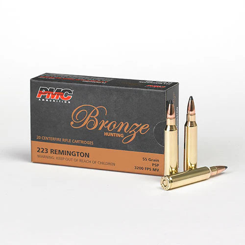 PMC Bronze .223 Remington Rifle Ammo - 55 Grain | SP