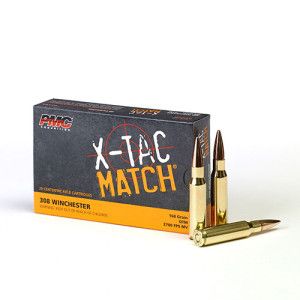 PMC X-TAC Match .308 Winchester Rifle Ammo - 168 Grain | OTM