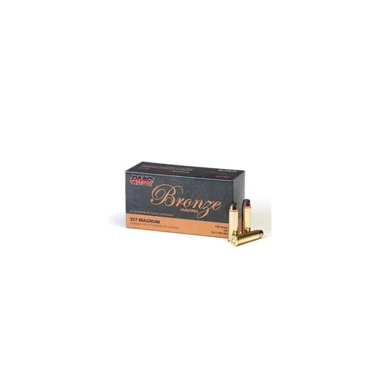 PMC Bronze .357 Magnum Handgun Ammo - 158 Grain | JSP | 50rd Box