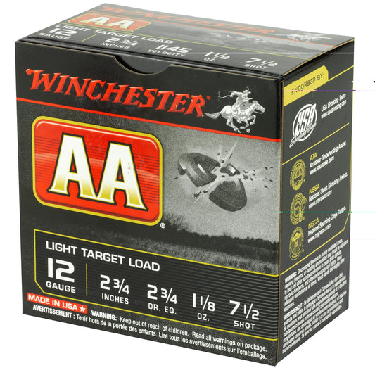 Win Aa Trgt 12ga 2.75" #7.5 25/250