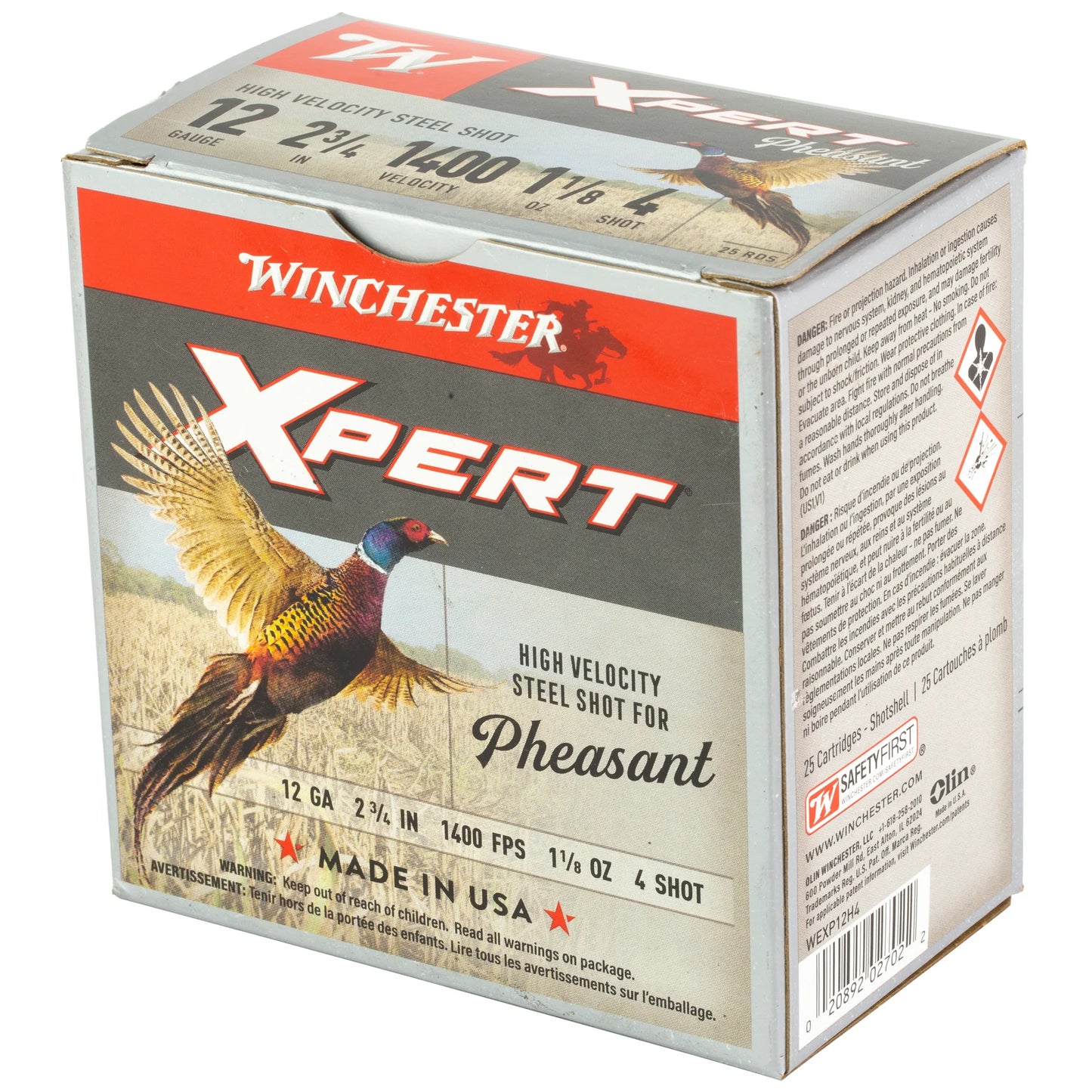 Win Xprt Stl 12ga 2-3/4" #4 25/250