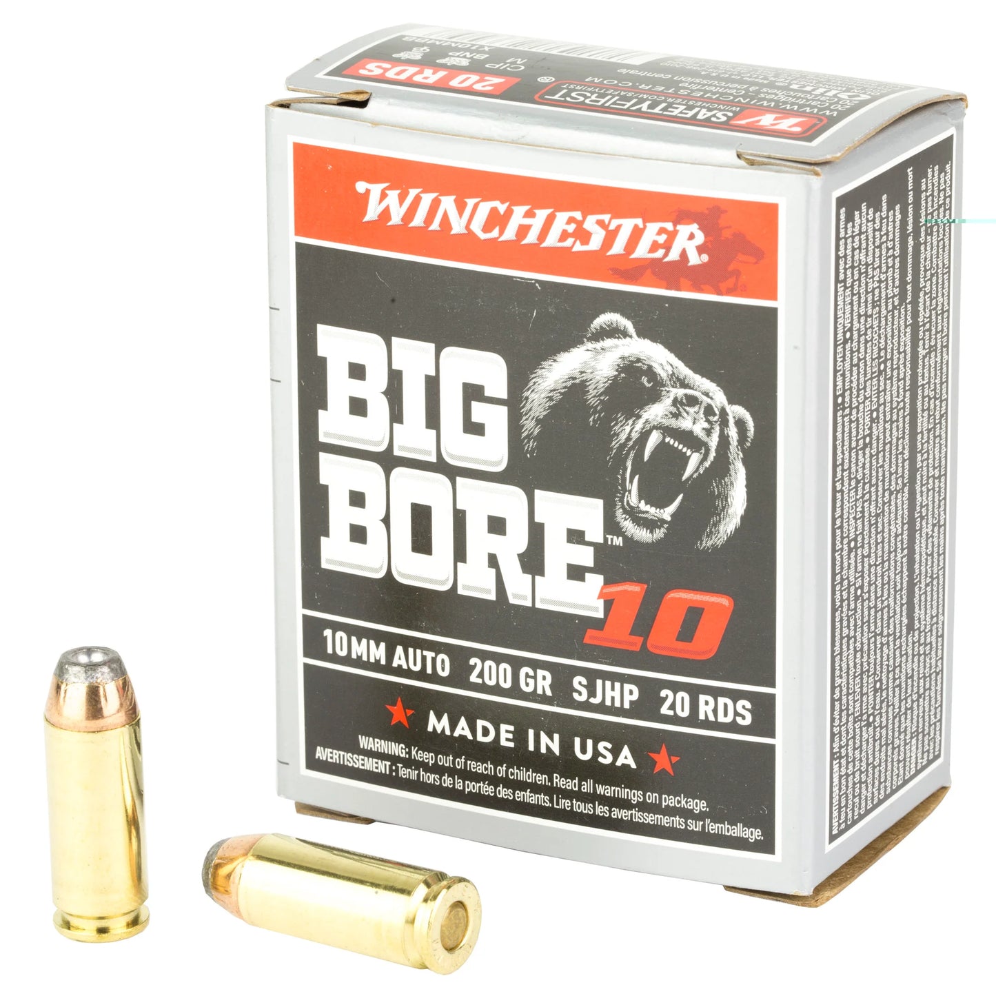 Win Big Bore 10mm,  20/200