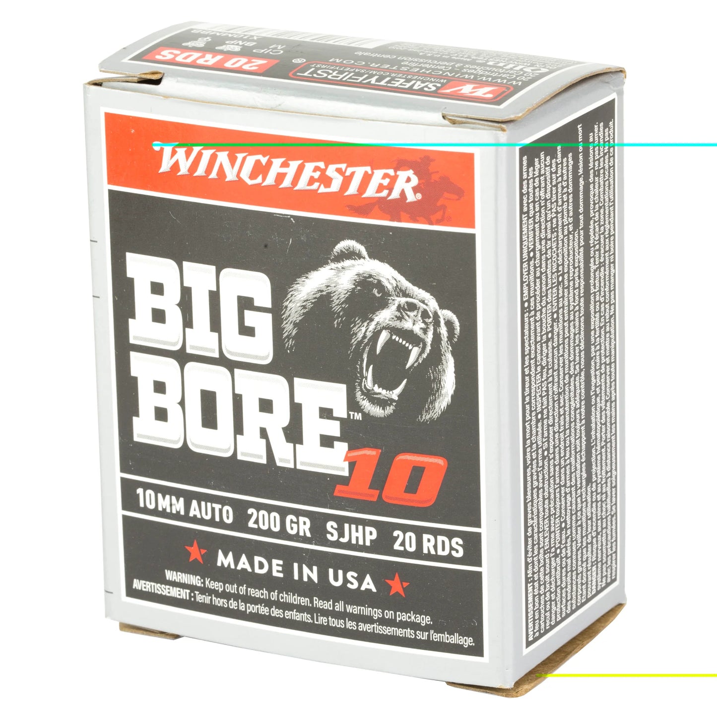 Win Big Bore 10mm,  20/200