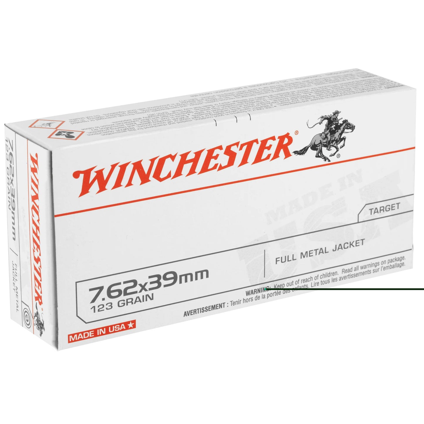 Win Usa 762x39 123gr Fmj 20/200