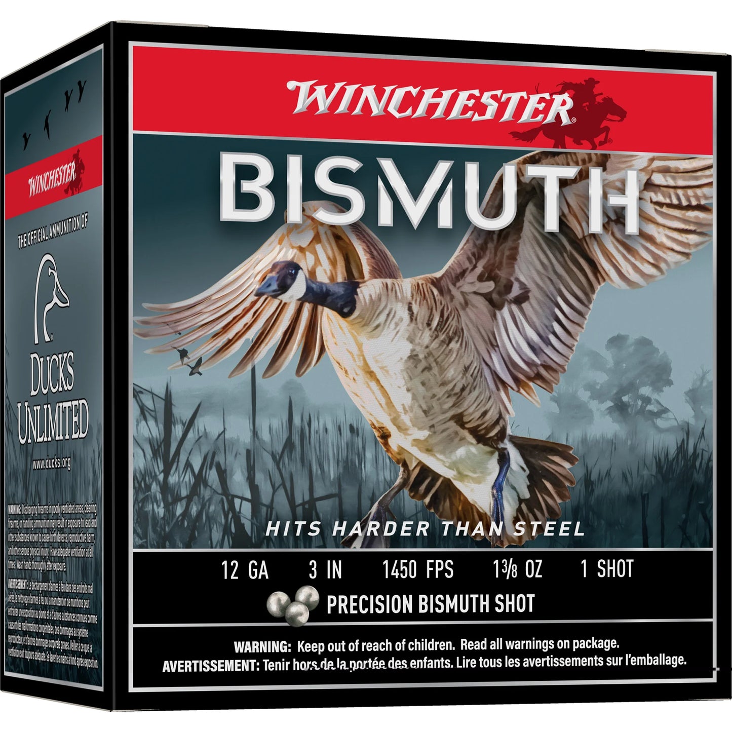 Winchester Ammunition, Bismuth, 12 Gauge 3", #1, 1 3/8 oz, Shotshell  (25 Round Box)