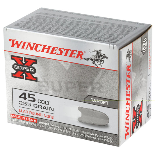 Winchester, SuperX, .45 Colt 255 Grain | LRN |  (20 Round Box)