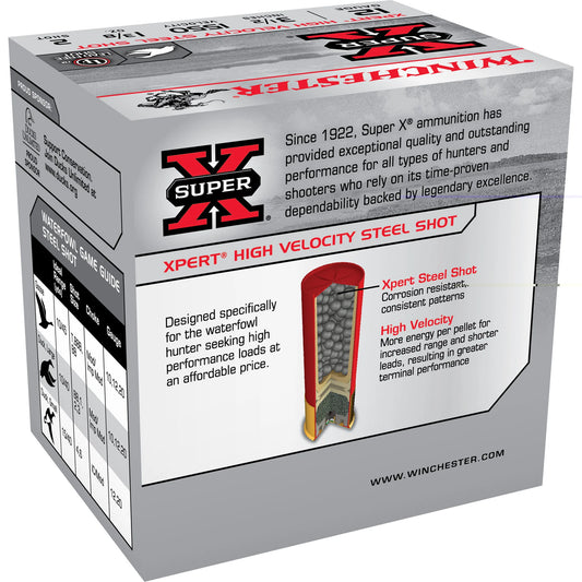 Winchester Ammunition, XPERT HV STEEL WTFWL, 12 Gauge 3.5", 1 3/8 oz, #2, Steel Shot  (25 Round Box)