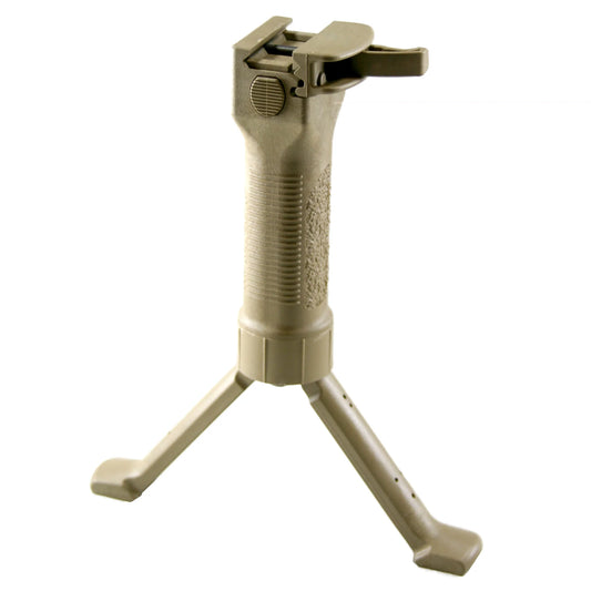 Grip-pod Mil Ply/stl Bipod Cl V2 Tan