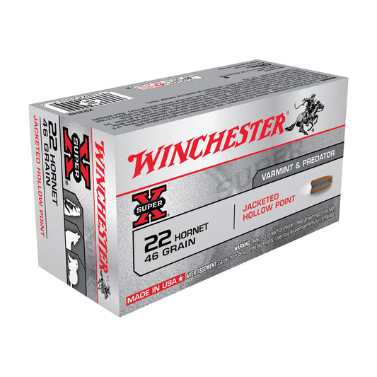 Winchester SuperX 22 Hornet 46gr Jhp 50/500