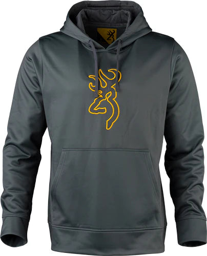 Browning Tech Hoodie Ls - Carbon Gray Large*