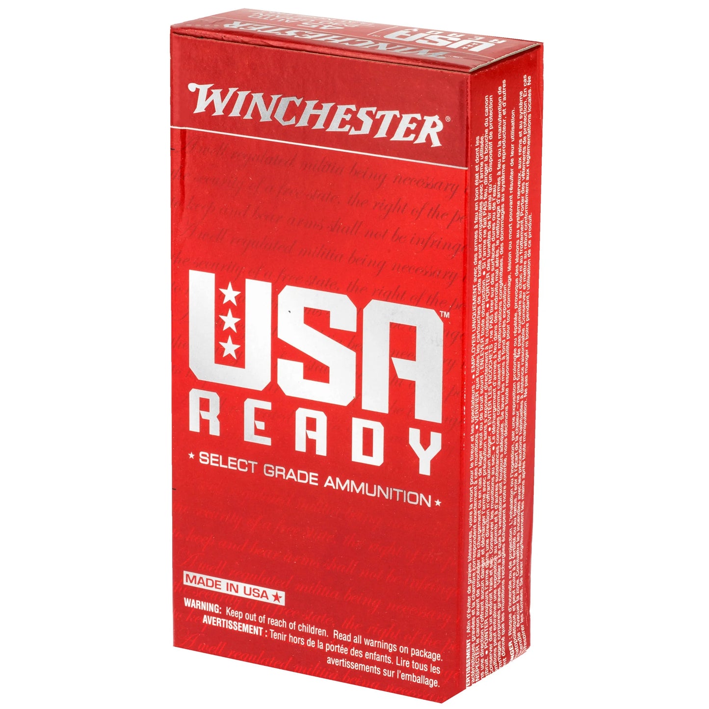 Win Usa Rdy 45acp 230gr Fmj 50/500