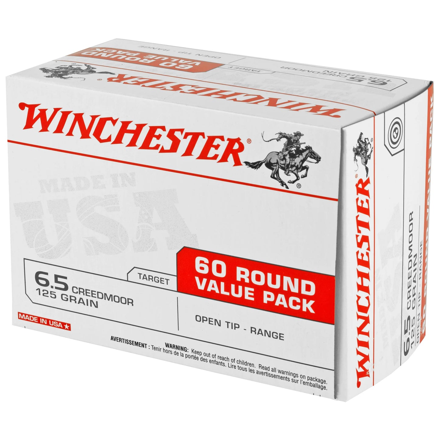 Win Usa 6.5creed 125gr Ot 60/240