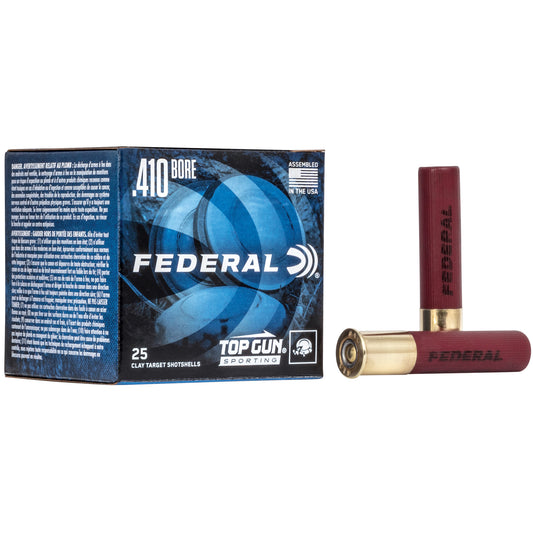 Federal, Top Gun Sporting, 410 Bore 2.5", #8, 1/2 oz  (25 Round Box) 1,330 FPS