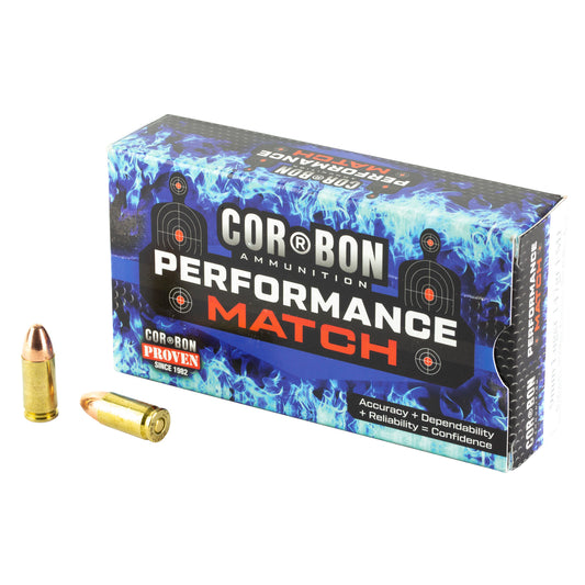 Corbon Ammo, PM, 9MM, 147 Grain, Full Metal Jacket, Box of 50 Rounds