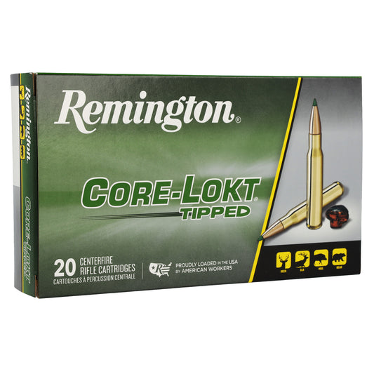 Remington, Core Lokt Tipped, 300PRC, 210 Grain, Core-Lokt Polymer Tip, (20 Round Box)