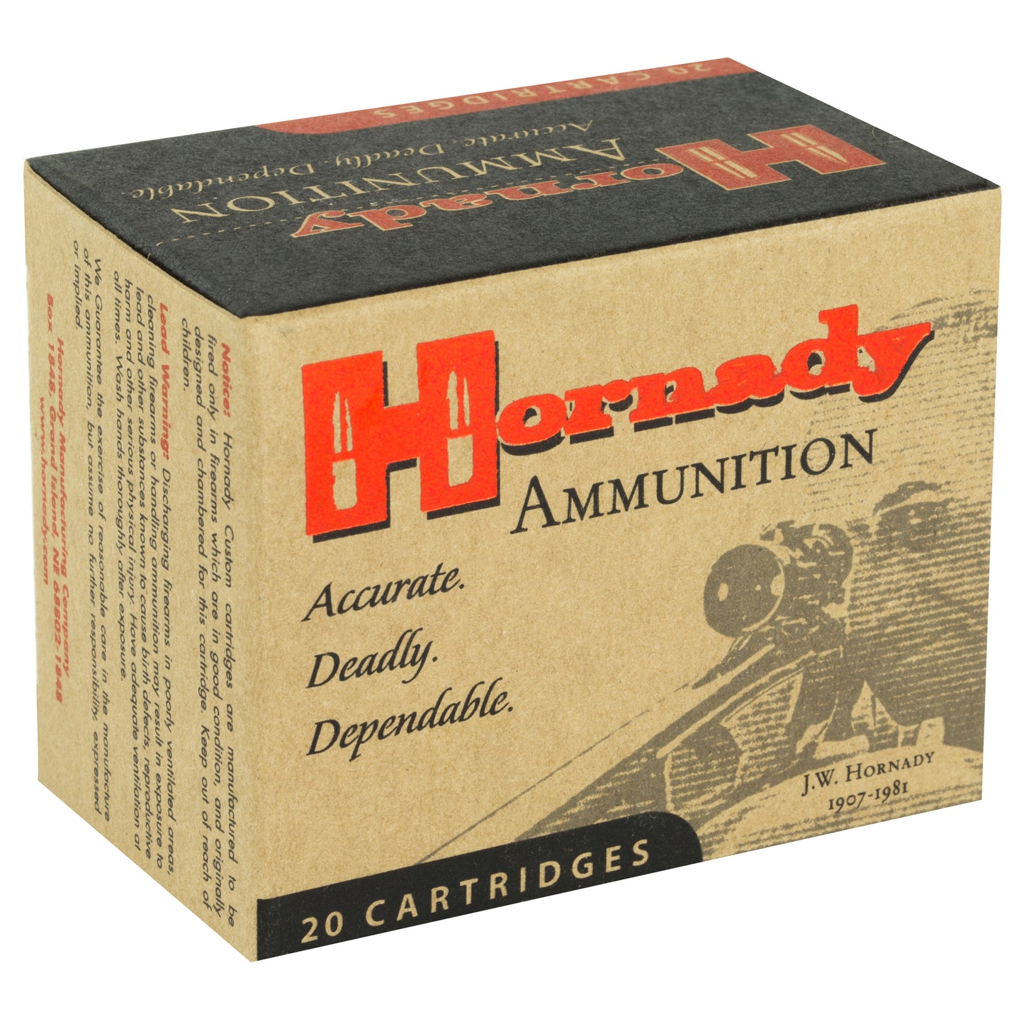 Hornady, Custom, 480 Ruger, 325 Grain, XTP, 20 Round Box