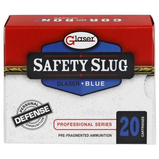 Glaser, Blue, 357MAG, 80 Grain, Pre-Fragmented   (20 Round Box)