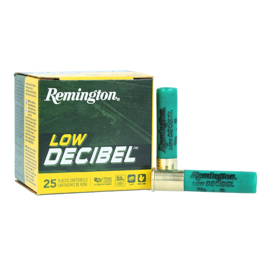 Remington, Low Decibel, 410 Bore, 2.5", #9 Shot, 1/2 ounce, Subsonic Shot  (25 Round Box)