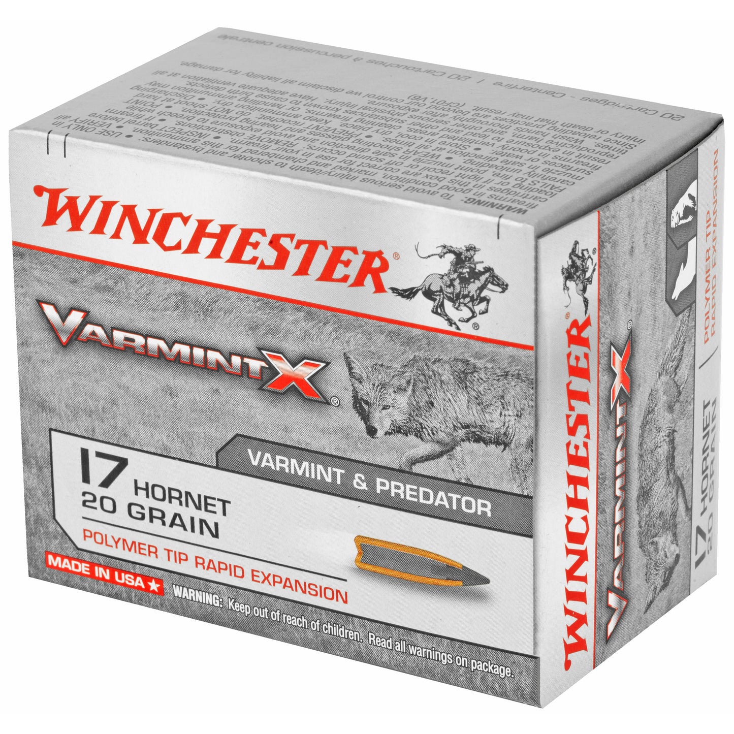 WIN 17 HORNET 20GR VARMINT XP 20/200