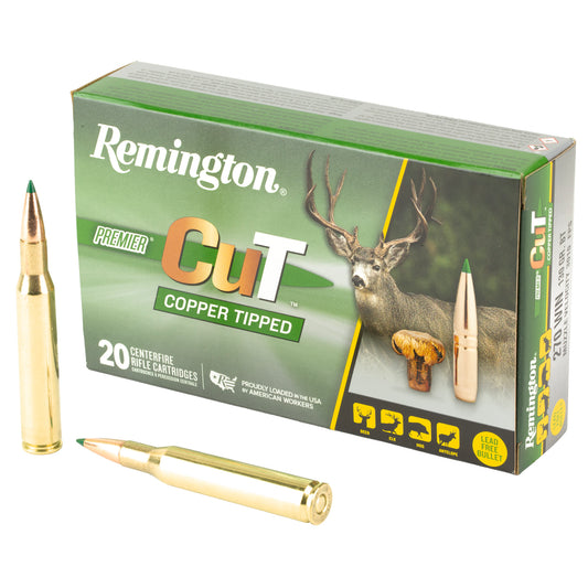 Remington, Premier CuT, 270 Winchester, 130 Grain, Copper Tipped, 20 Round Box