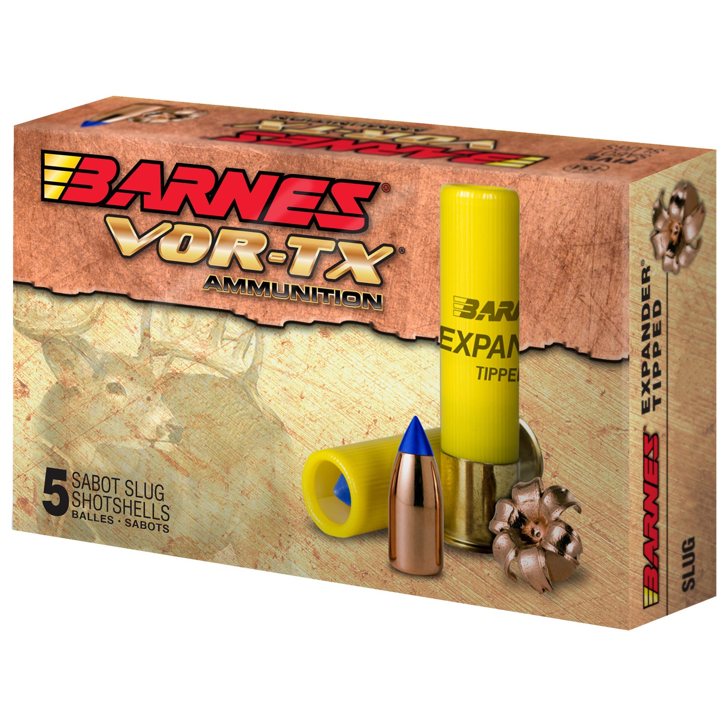 Barnes, VOR-TX, 20 Gauge 3", 250 Grain Slug, Shotshell  (5 Round Box)