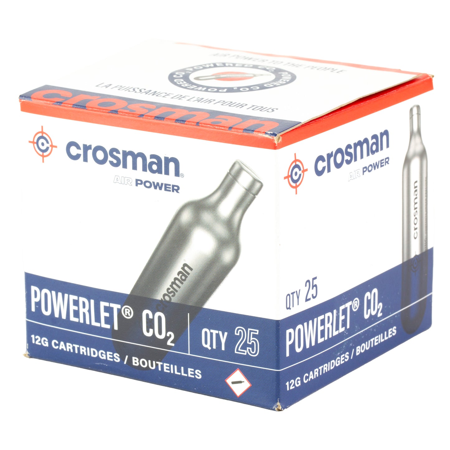 CROSMAN POWERLET CO2 CARTRIDGES 25PK