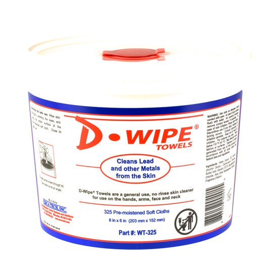 D-WIPE TOWELS 2-325 CT TUBS