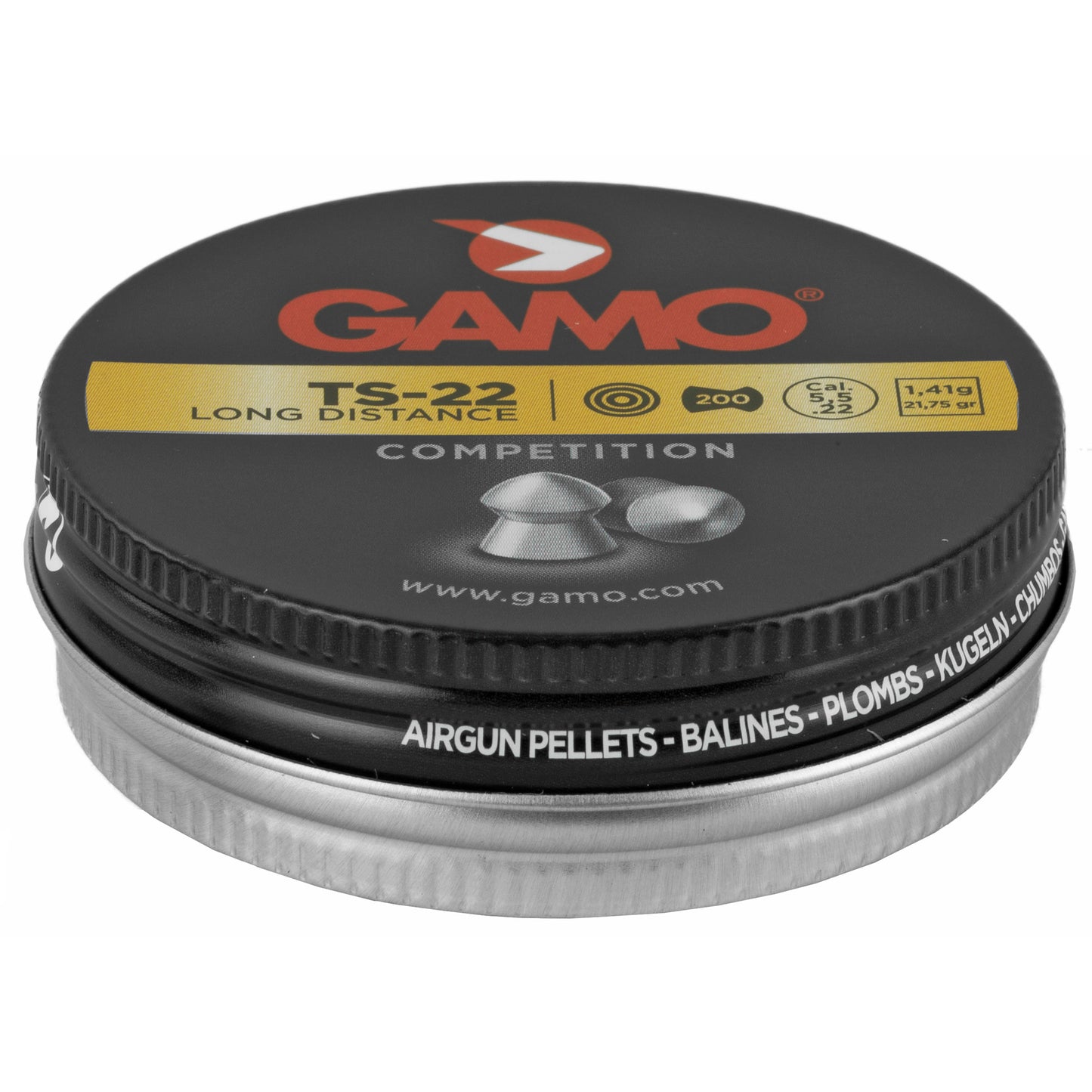 GAMO TS 22 PELLETS .22 CAL 200/PK