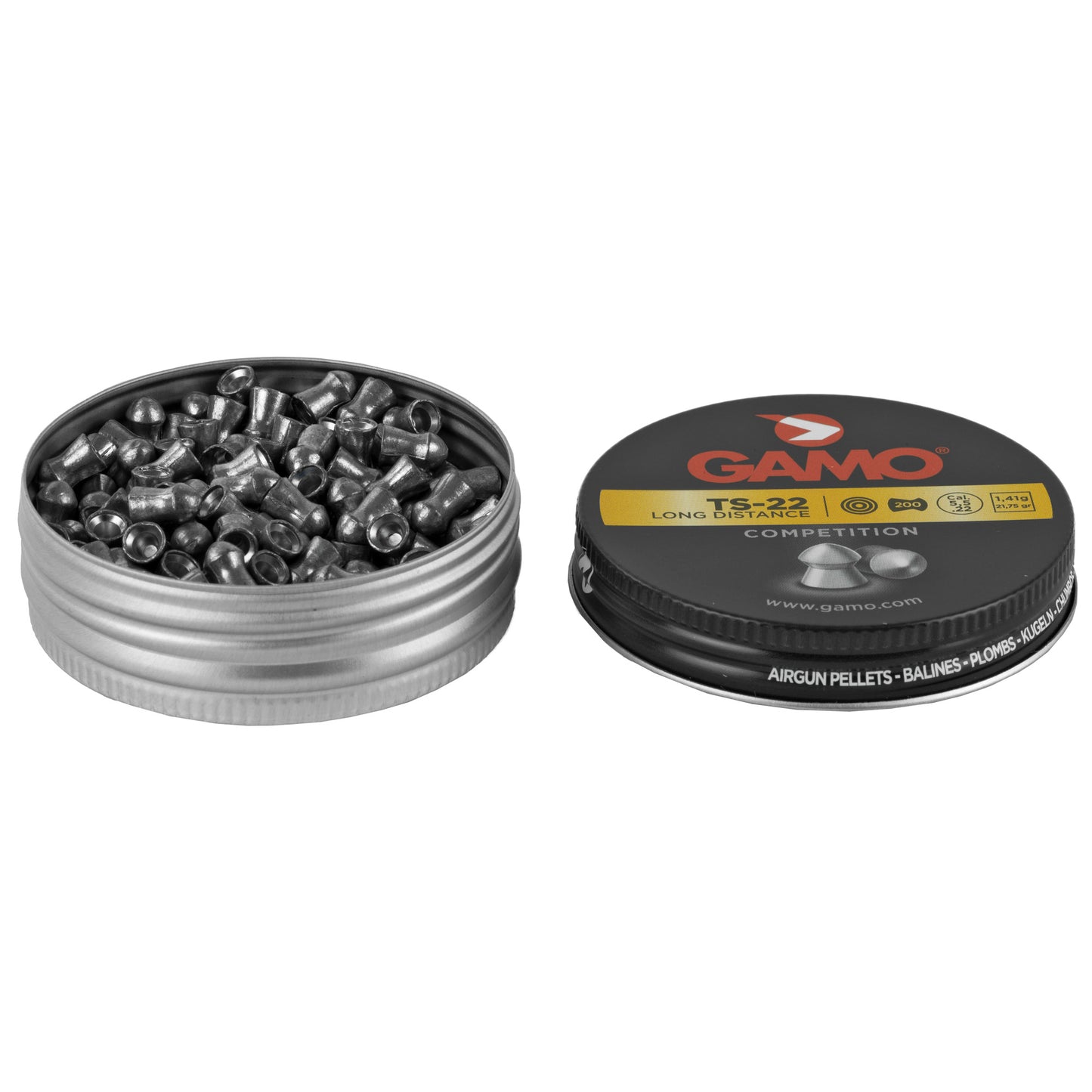 GAMO TS 22 PELLETS .22 CAL 200/PK