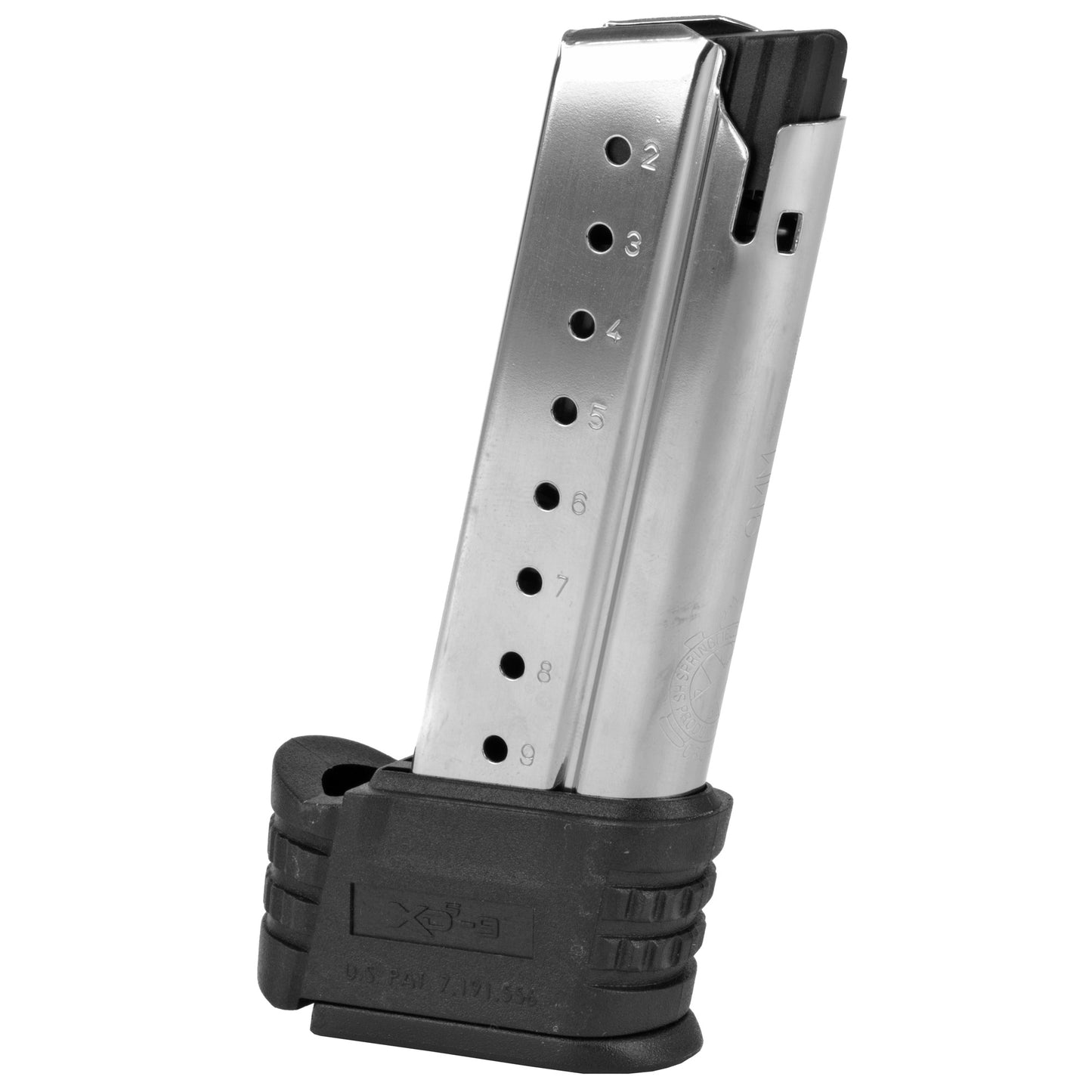 MAGAZINE SPRGFLD 9MM XDS 9RD W/SLV