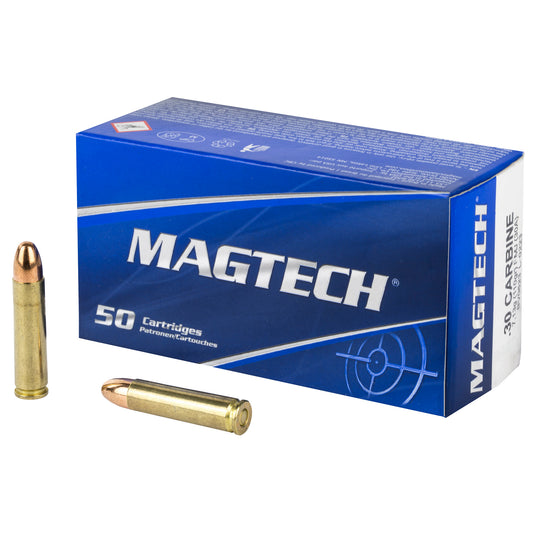 Magtech, Sport Shooting, 30 Carbine, 110 Grain, Full Metal Case  (50 Round Box)