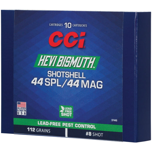 CCI Ammunition, Hevi-Bismuth, 44 Special/44 Magnum, Bismuth Shot, 10 Round Box