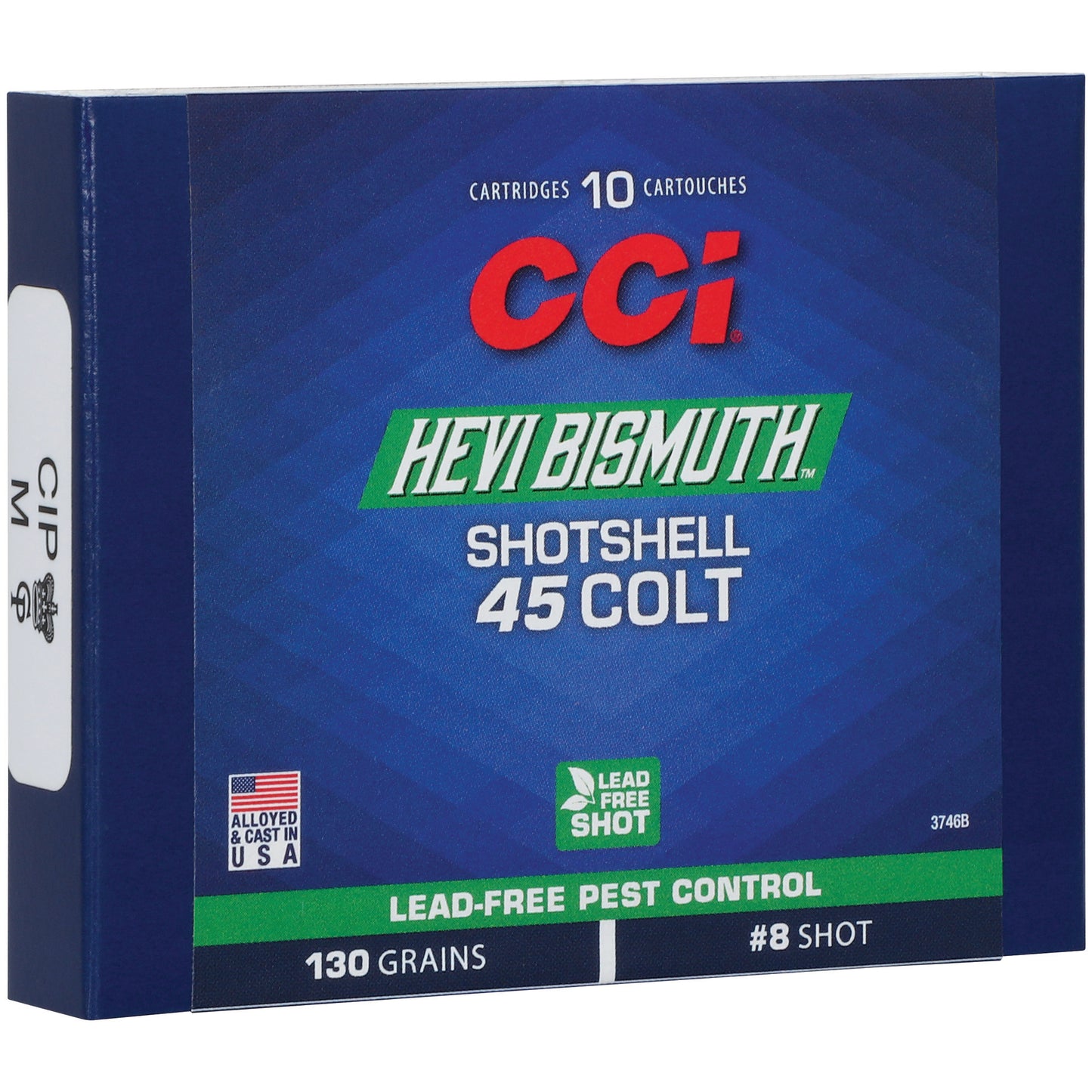 CCI Ammunition, Hevi-Bismuth, 45 Long Colt, #8 Bismuth Shot, (10 Round Box)