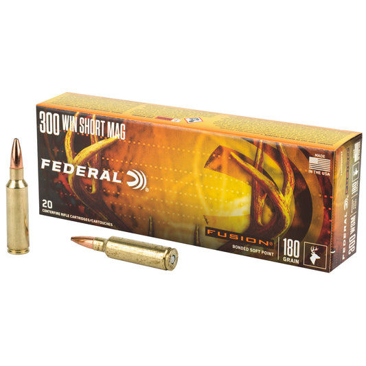 Federal, Fusion, 300WSM, 180 Grain, Boat Tail, 20 Round Box