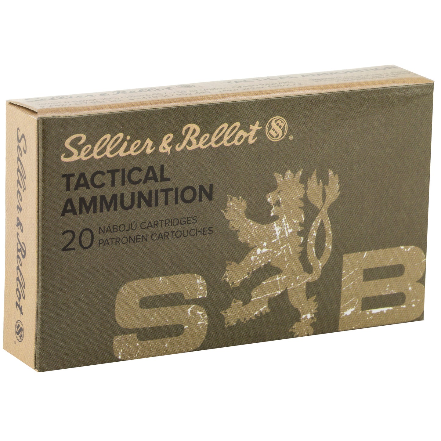 Sellier &amp; Bellot, Rifle, 300 Blackout, 200 Grain, Full Metal Jacket, Subsonic, (20 Round Box)