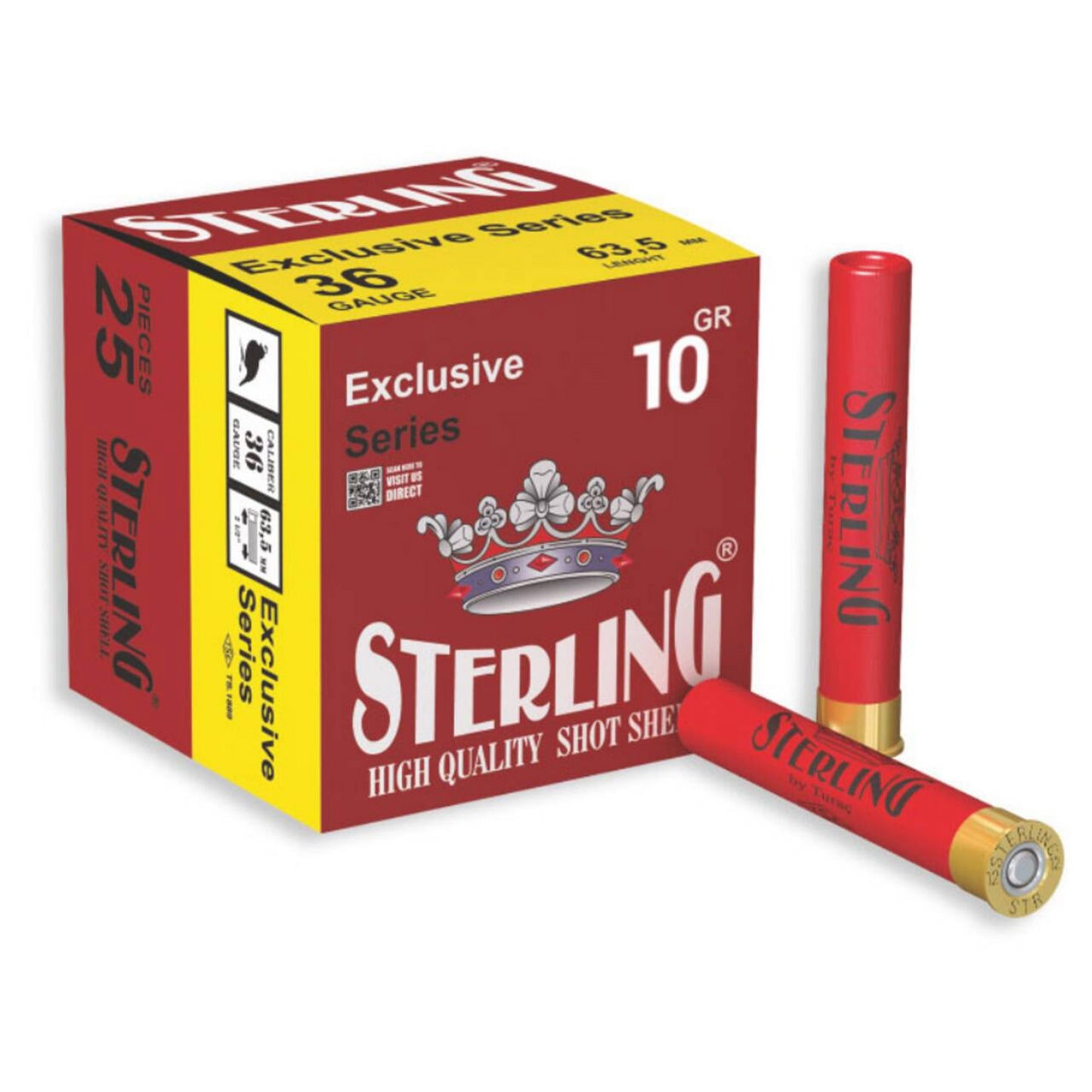 Sterling, Exclusive Series, 410 Gauge 2.5", #8, 3/8 oz, Shot Shell, (25 Round Box)