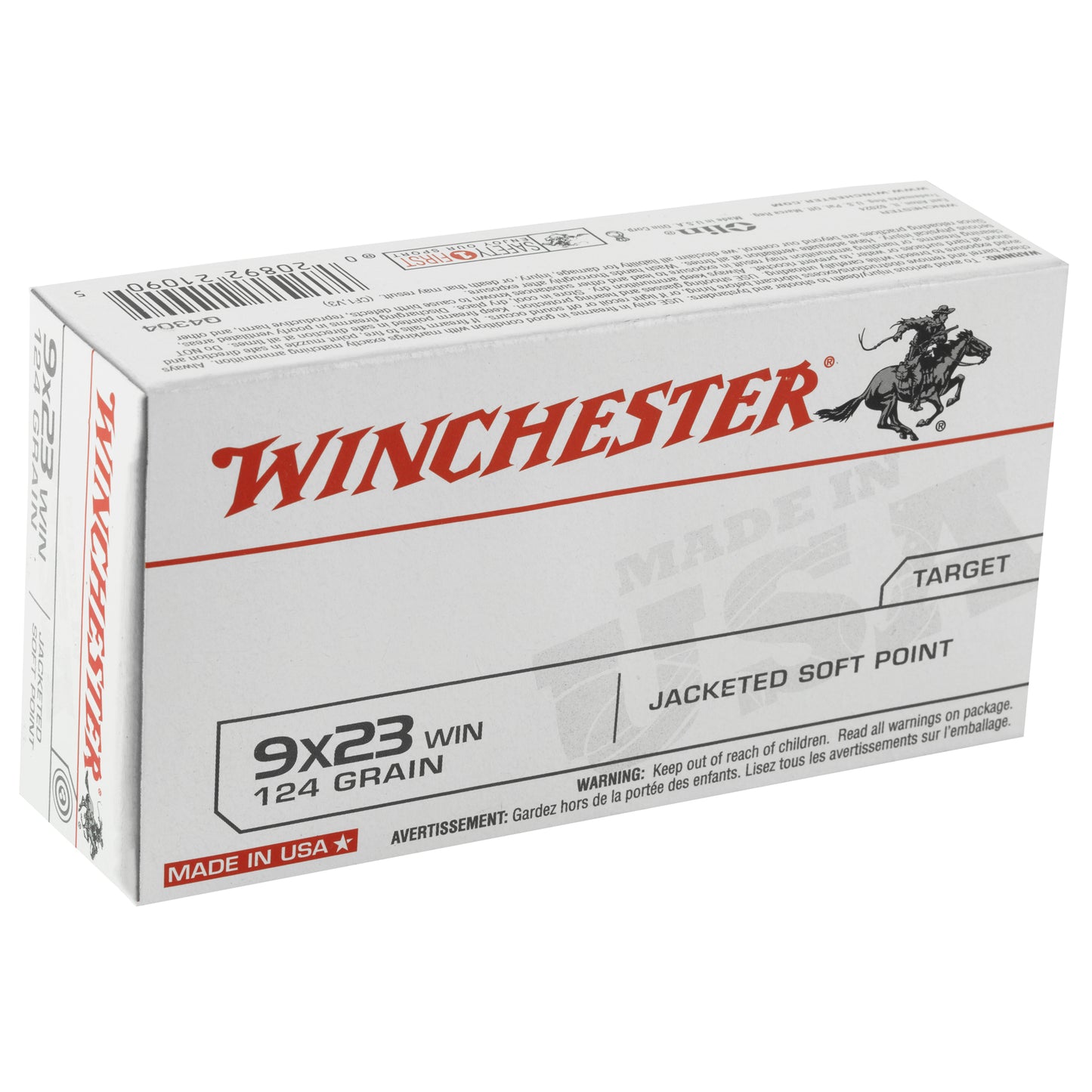 WIN USA 9X23WIN 124GR JSP 50/500