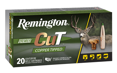 Remington, Premier CuT, 6.5 Creedmoor, 120 Grain, Copper Tipped, (20 Round Box)