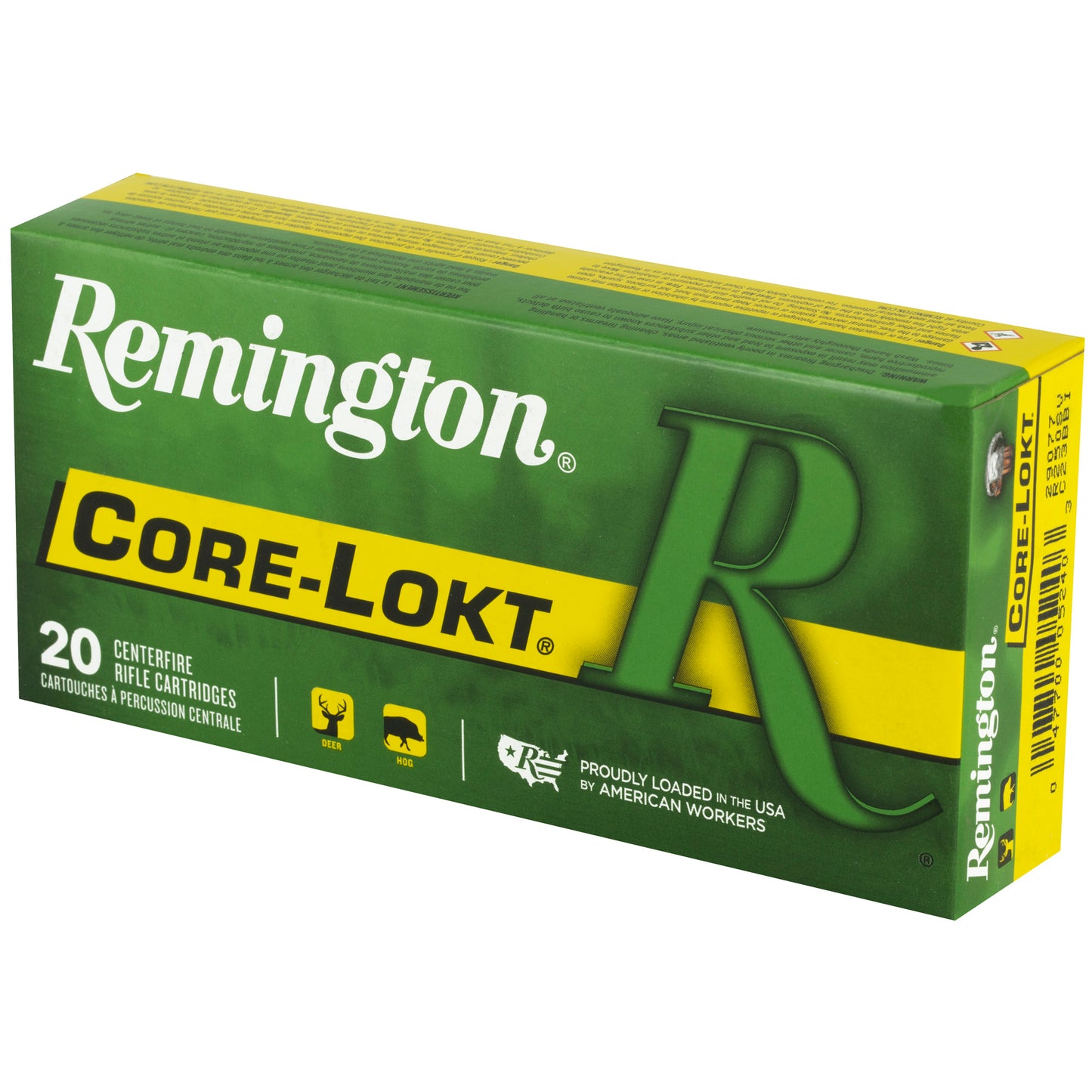 Remington, Core Lokt, 250 Savage, 100 Grain, Pointed Soft Point  (20 Round Box)