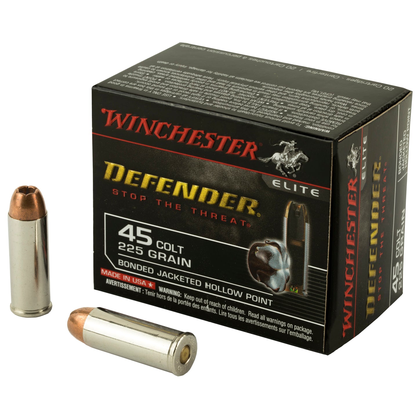 WIN DEFENDER 45LC 225GR JHP 20/200