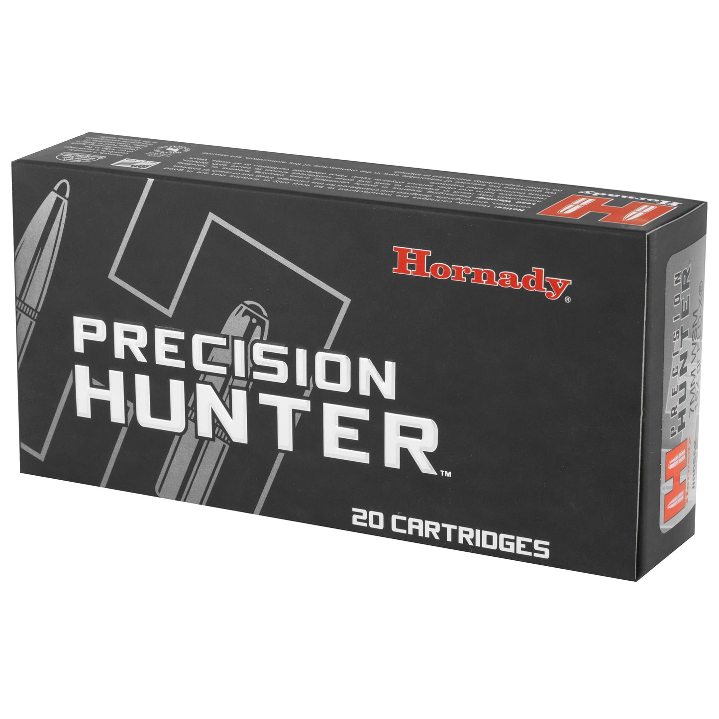 Hornady, Precision Hunter, 7MM WSM, 162 Grain, ELD-X, 20 Round Box