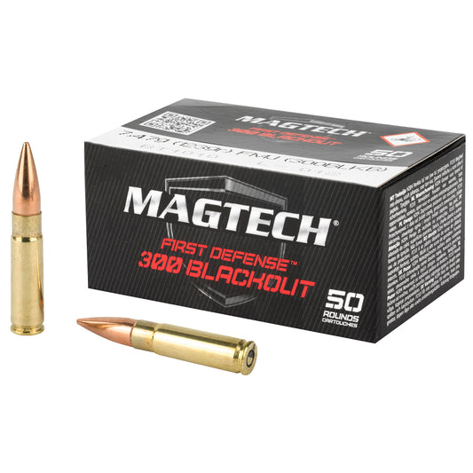 Magtech, First Defense, 300 Blackout, 123 Grain, Full Metal Jacket, 50 Round Box