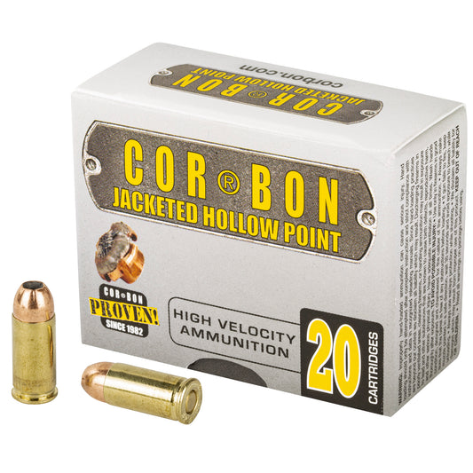 Corbon Ammo, Self Defense, 32ACP, 60 Grain, Jacketed Hollow Point, 20 Round Box