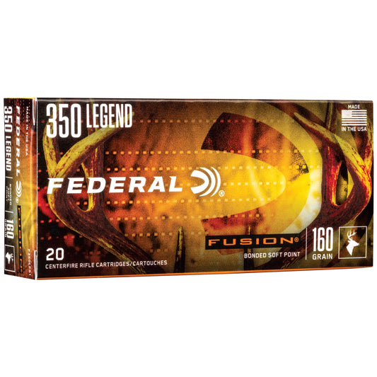 Federal, Fusion, 350 Legend, 160 Grain, Soft Point, 20 Round Box