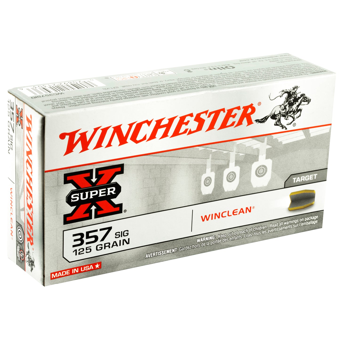 WIN SPRX WINCLEAN 357SIG 125GR 50/