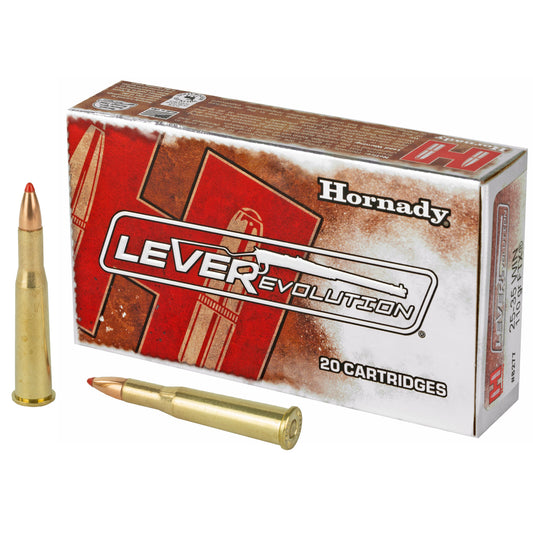 Hornady, LeverEvolution, 25-35 Winchester, 110 Grain, FlexTip, 20 Round Box