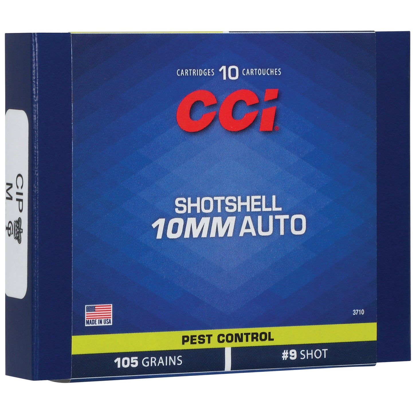 CCI Ammunition, Pest Control Shotshell, 10MM, Bismuth Shot, 10 Round Box