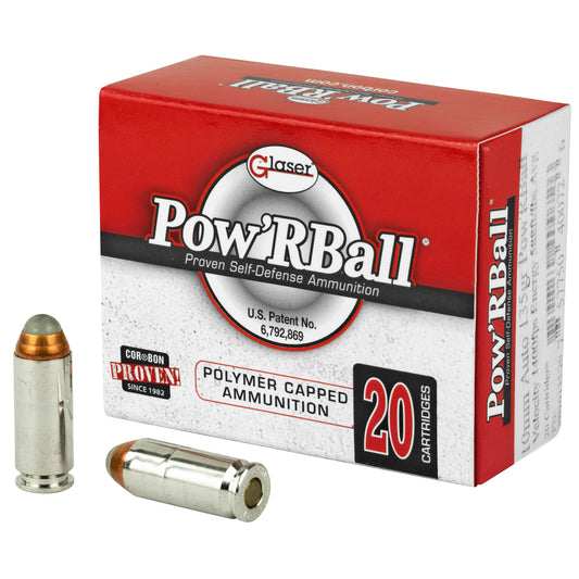 Corbon Ammo, Pow'rBall, 10MM, 135 Grain, Polymer-Tipped, 20 Round Box